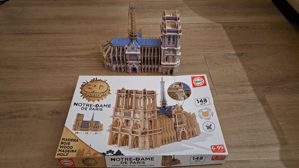 Puzzle madeira 3D Notre-Dame Paris