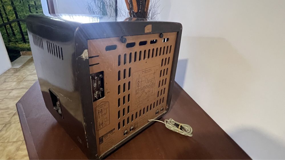 TV Televisor antigo a Válvulas National EZWI EZW1 Vintage 1960