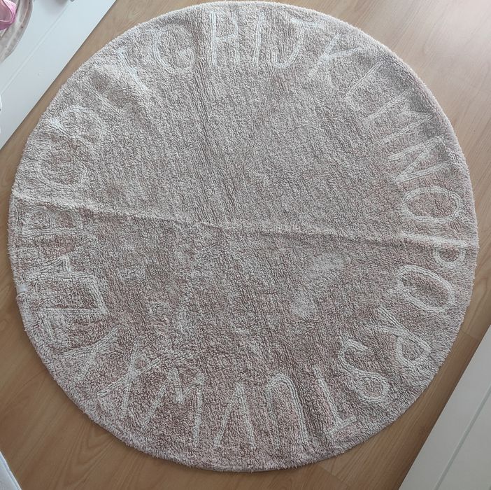 Tapete ABC rosa claro