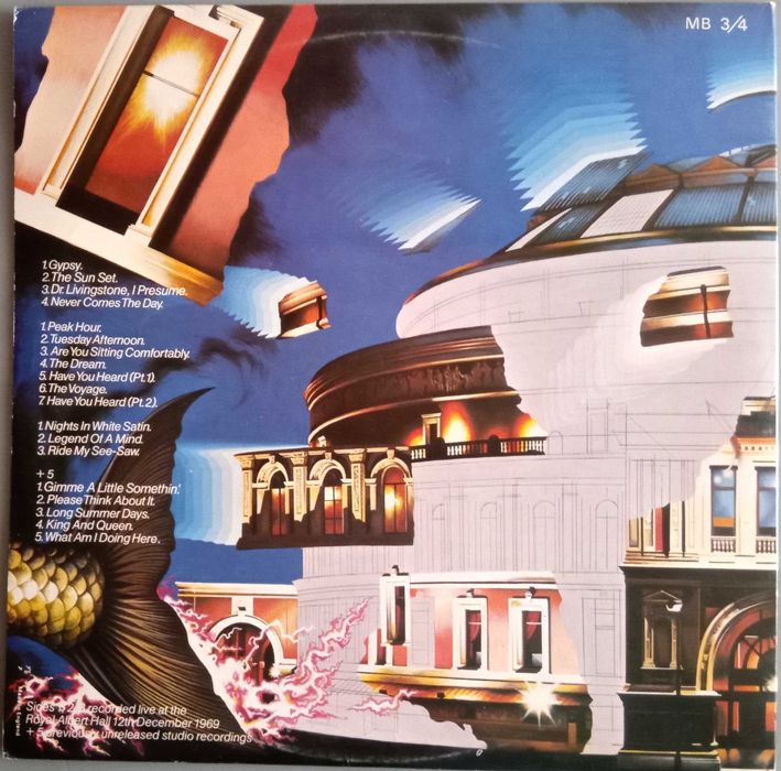 Moody Blues - - - - - Caught Live + 5 - - - - - 2 X LP