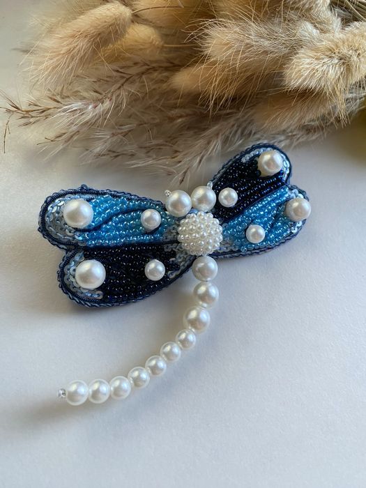 Брошка метелик стрекоза бабка