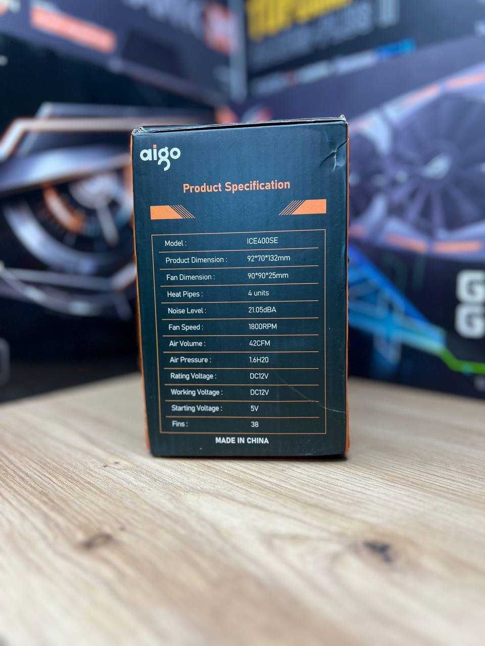 Башта для процесору Aigo ICE400SE з підсвіткою(кулер охолодження)