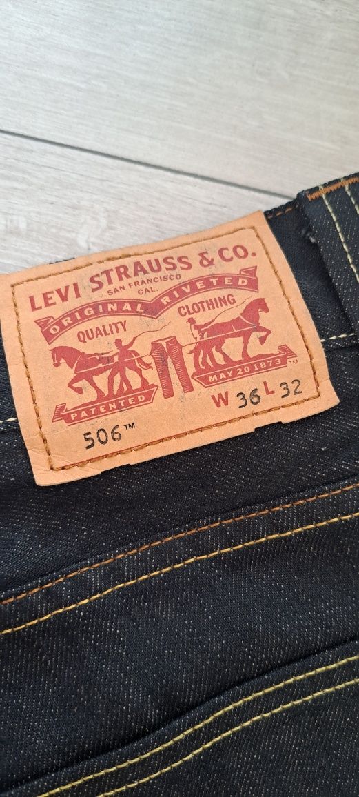 Levis 506 W36 L32 spodnie męskie jeans klasyczne