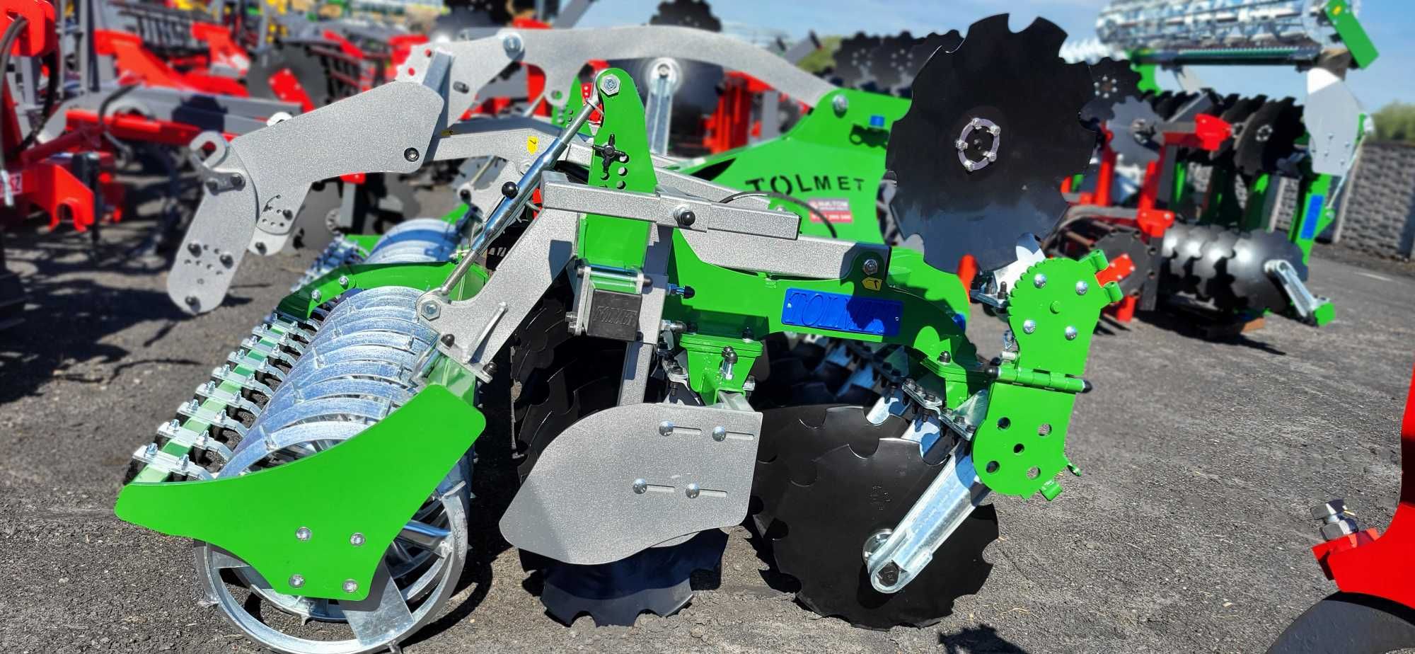 Agregat uprawowo - siewny talerzówka - TOLMET TYTAN 2,5m 2.7 m3m, raty