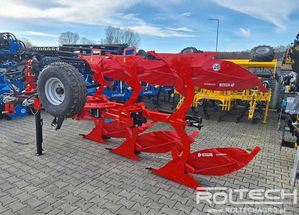 Pług Obrotowy Obracalny AKPIL KM180R 3 4 5 KM180HP Resor Hydraulika