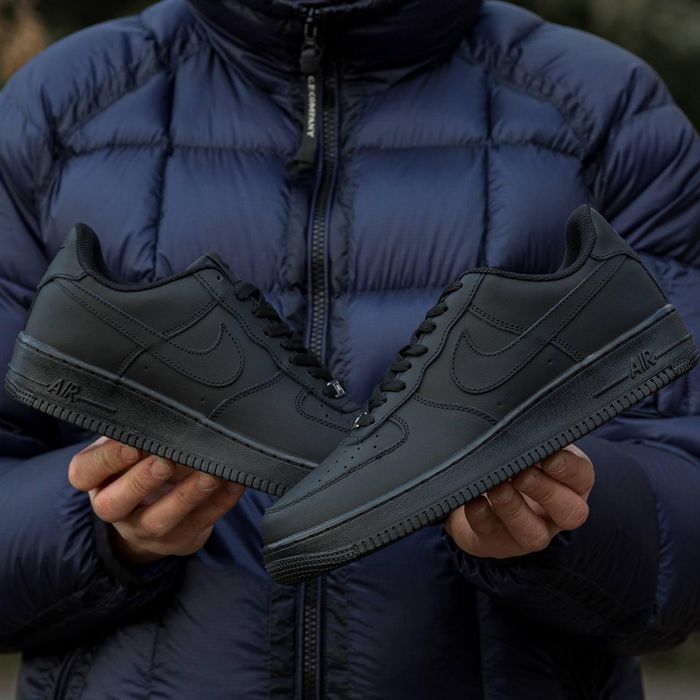 Кросівки Nike Air Force 1 Low 07 Black Найк Аир Форс 1