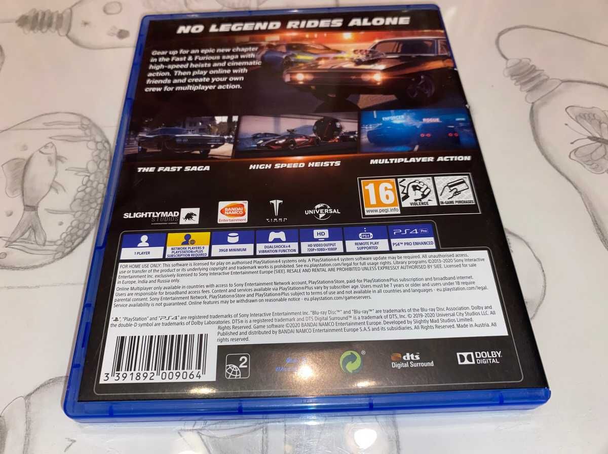 Fast and Furious Ps4 polecam