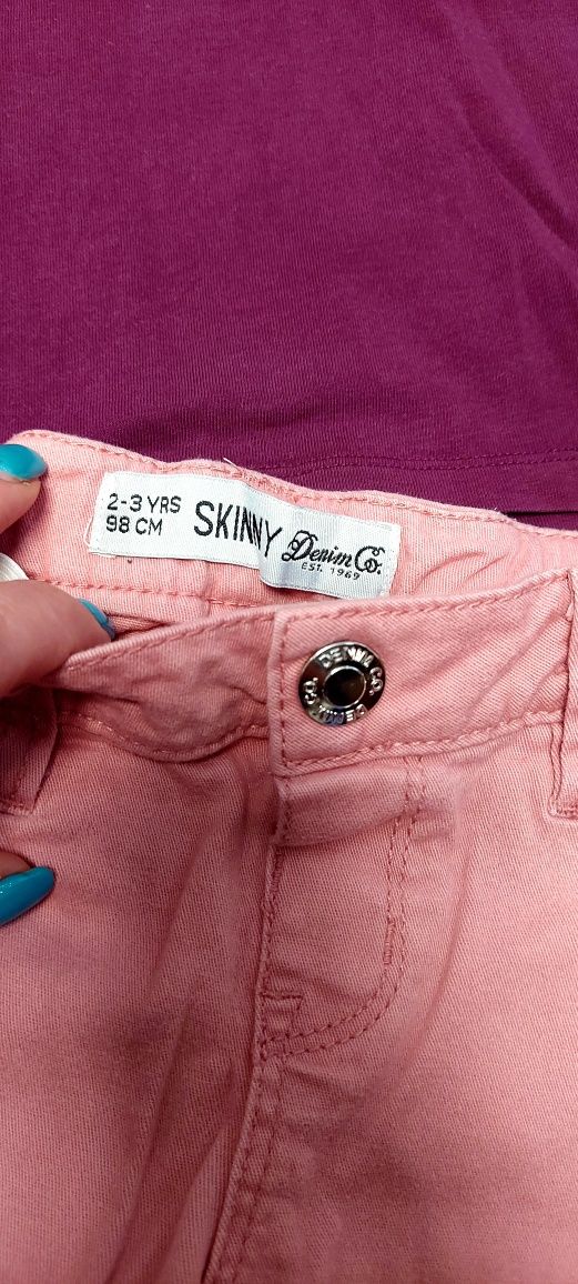 Джинси Zara штани реглан Skinny для дівчинки 2-3 роки, розмір 92-98