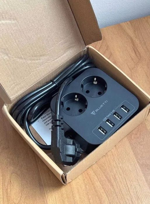 Listwa przeciwprzepięciowa (przedłużacz) Bluetti 2m / NOWA!