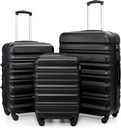 Walizka walizki  zestaw COOLIFE zestaw walizek trzech walizek 3w1