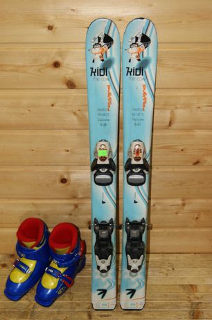 ZESTAW narty dziecięce Rossignol 93 cm + buty narciarskie Head 19