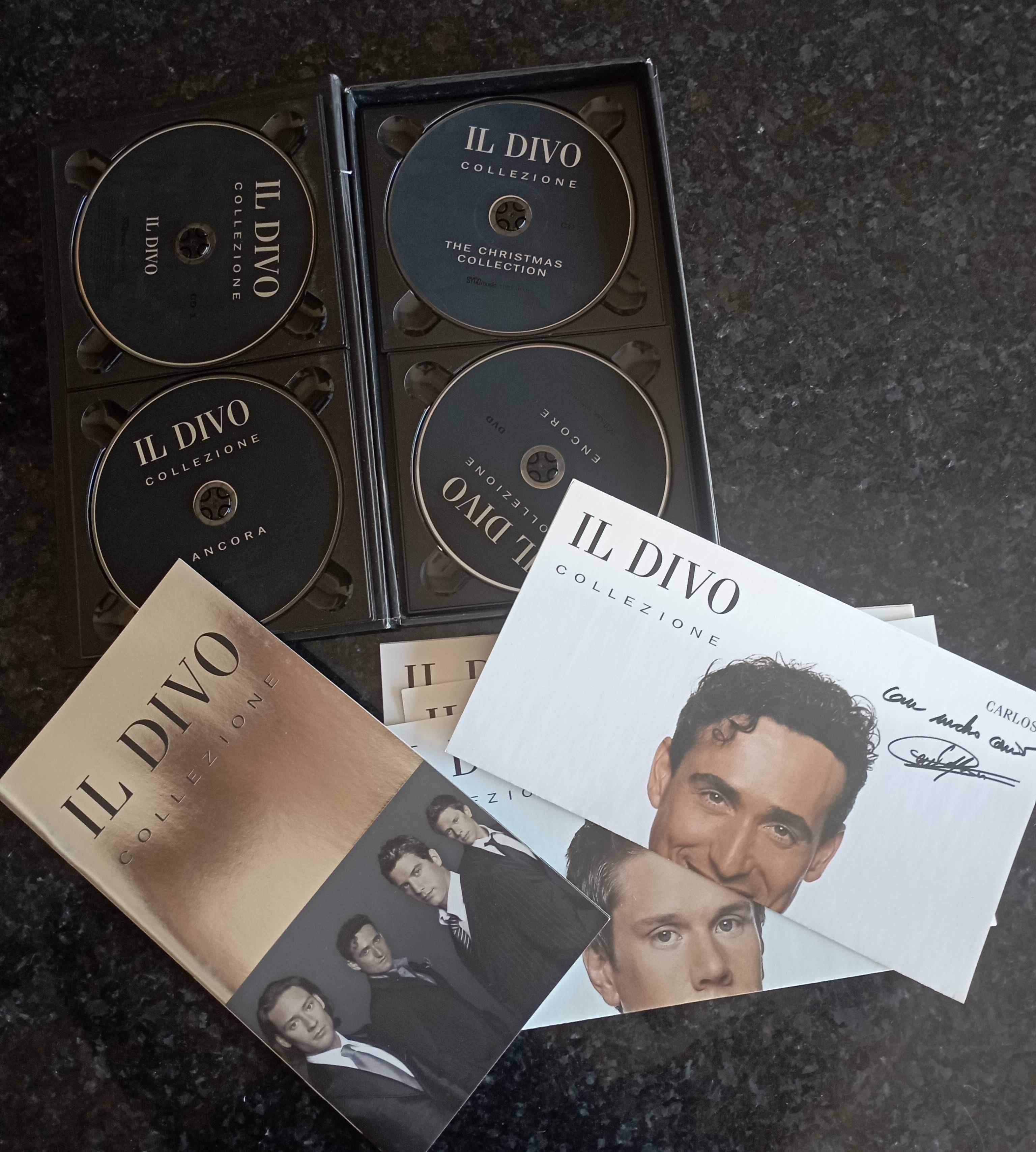 Il Divo Colecção como novo com posters oportunidade