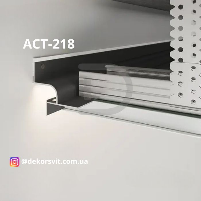 Тіньовий профіль з підсвіткою 18 мм. Теневой профиль. Теневой шов