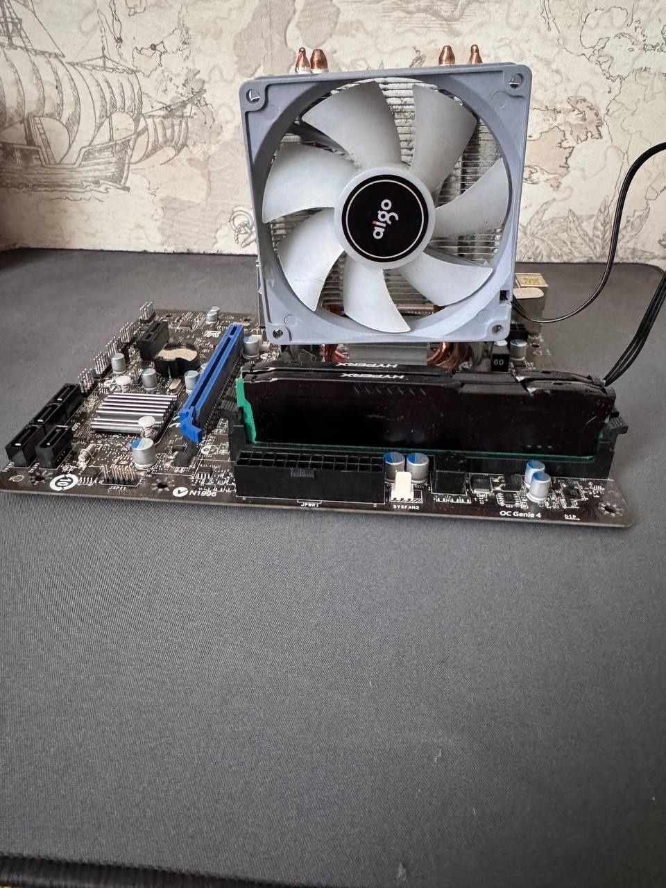 (Торг присутній)Комплект i7-4770(xeon e3 1270 v3) MSI H81M-P33,8GB ram