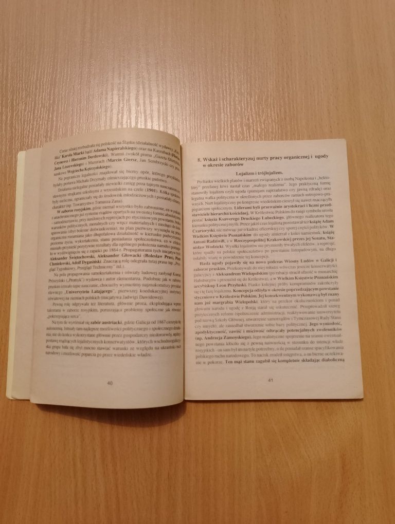 Jak odpowiadać z historii? opracowanie