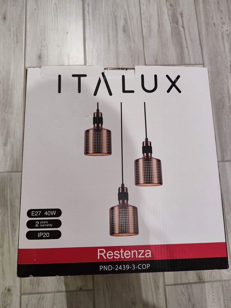 Lampa wiszaca miedziana ITALUX