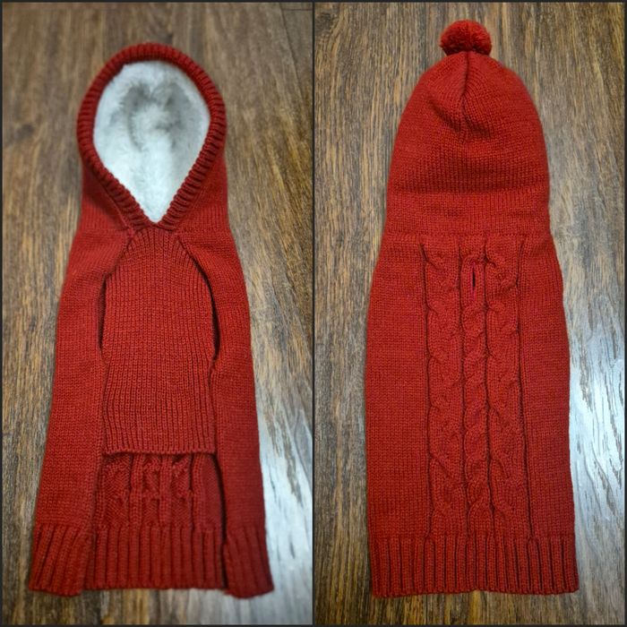 Sweterek czerwony dla małego pieska