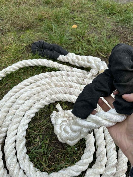 Lina Kinetyk 10m 40mm szerokosci, zawiesie oraz szekle. Offroad