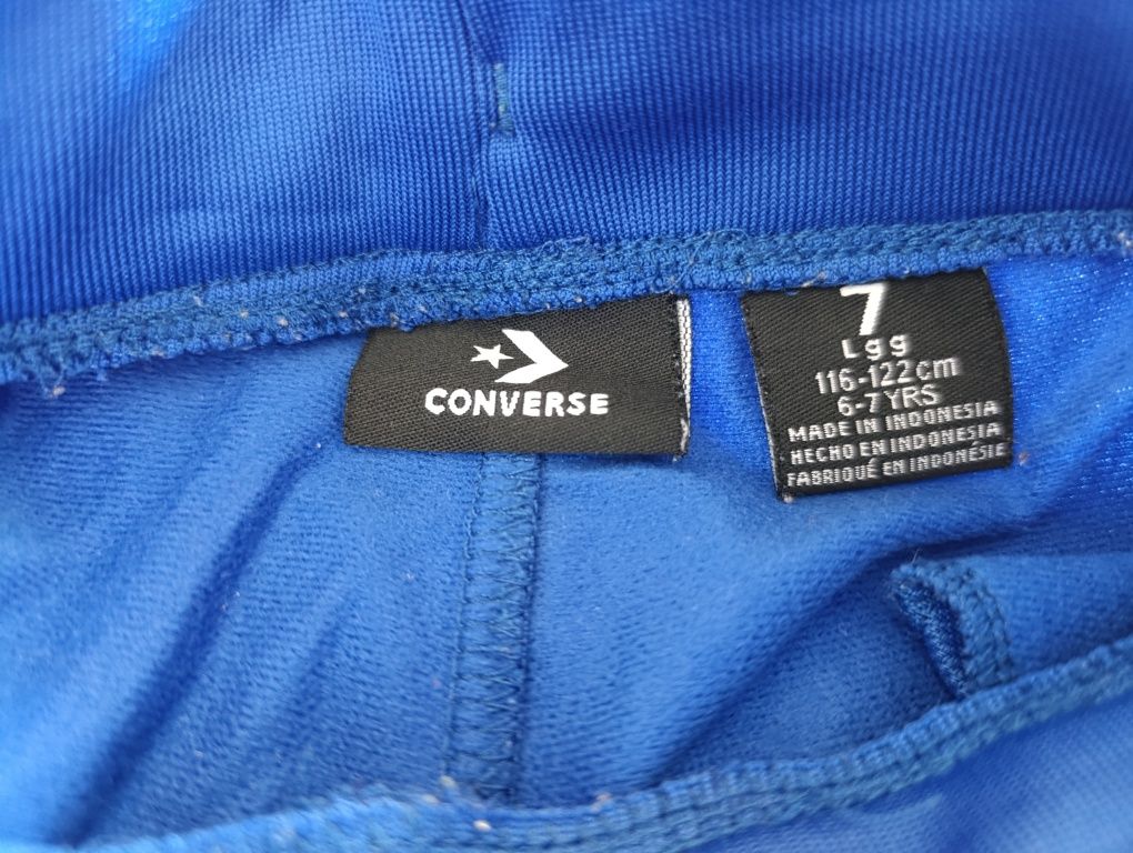Spodnie dresowe Converse 116-122 niebieskie