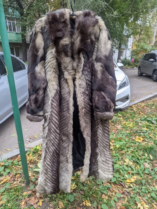 Натуральная женская шуба из волка