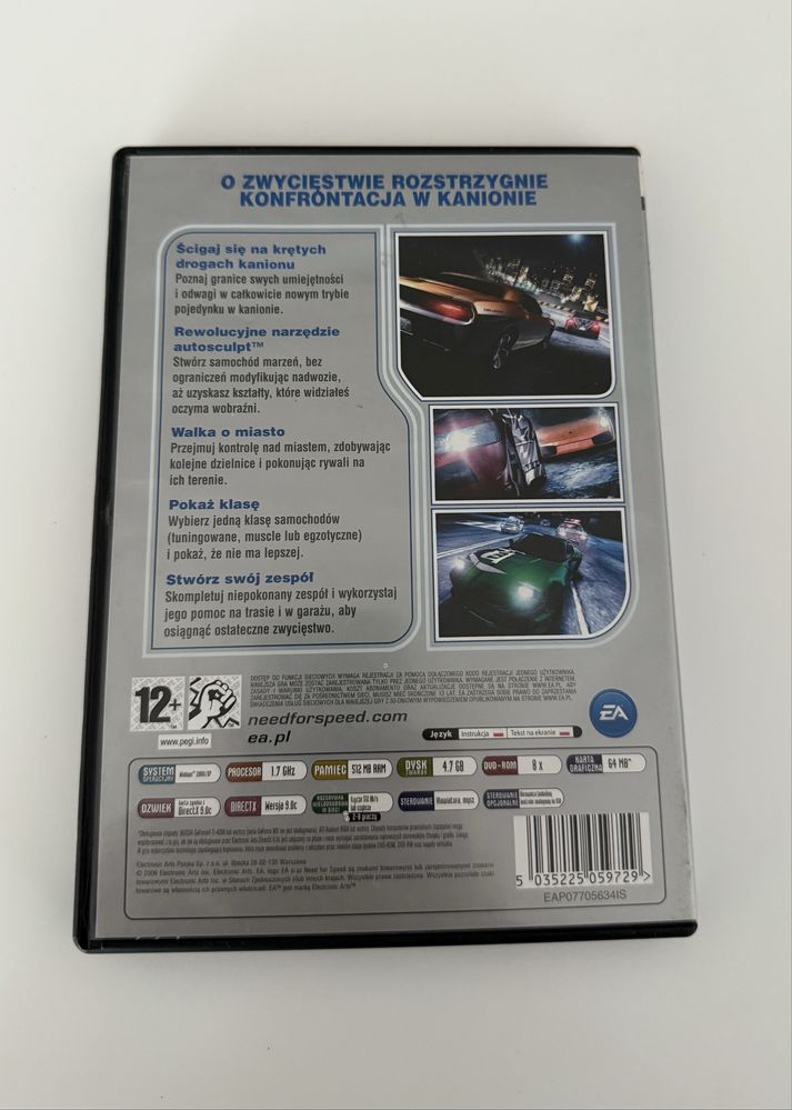 Need for speed Carbon PC DVD