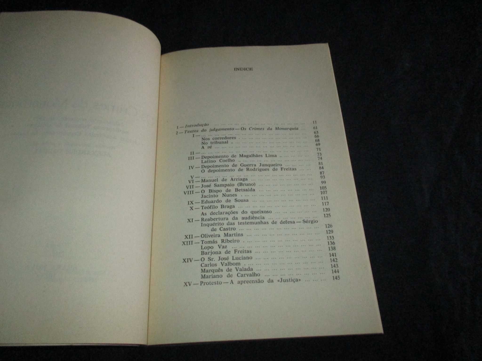 Livro Os Crimes da Monarquia Alexandre Cabral