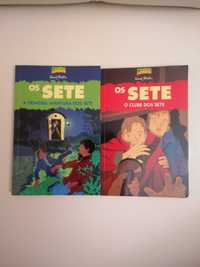 Conjunto dois livros os sete 7 portes incluidos