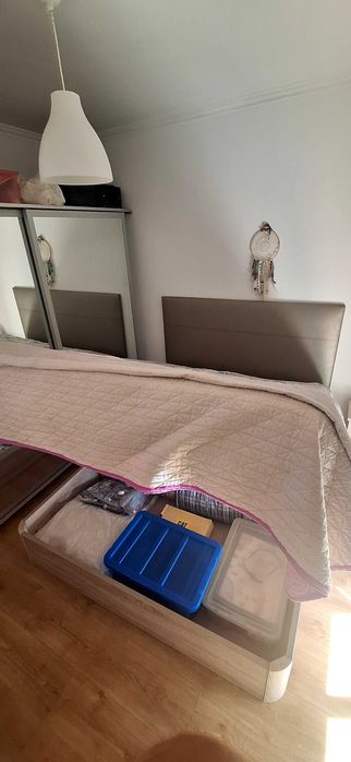 Somier cama + Colchão + Cabeceira