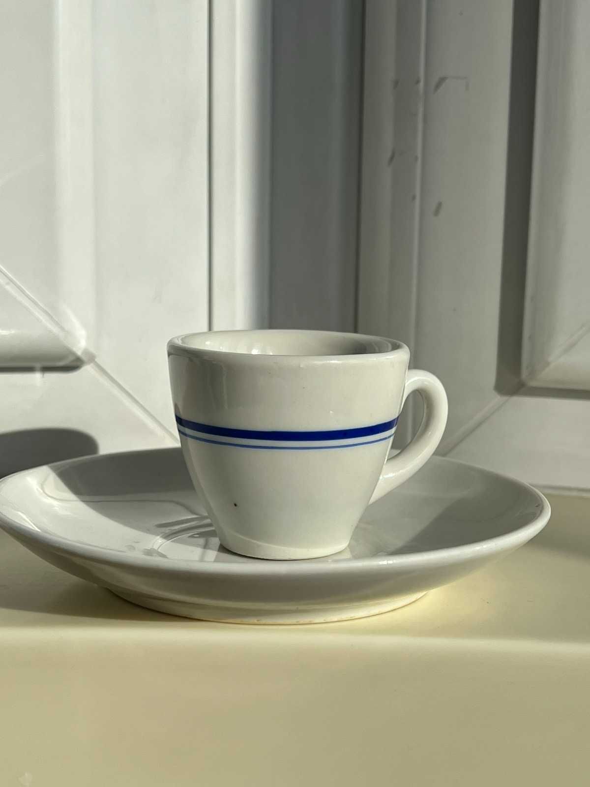 первые кофейные чашки эспрессо с Бразильского судна 60-х годов