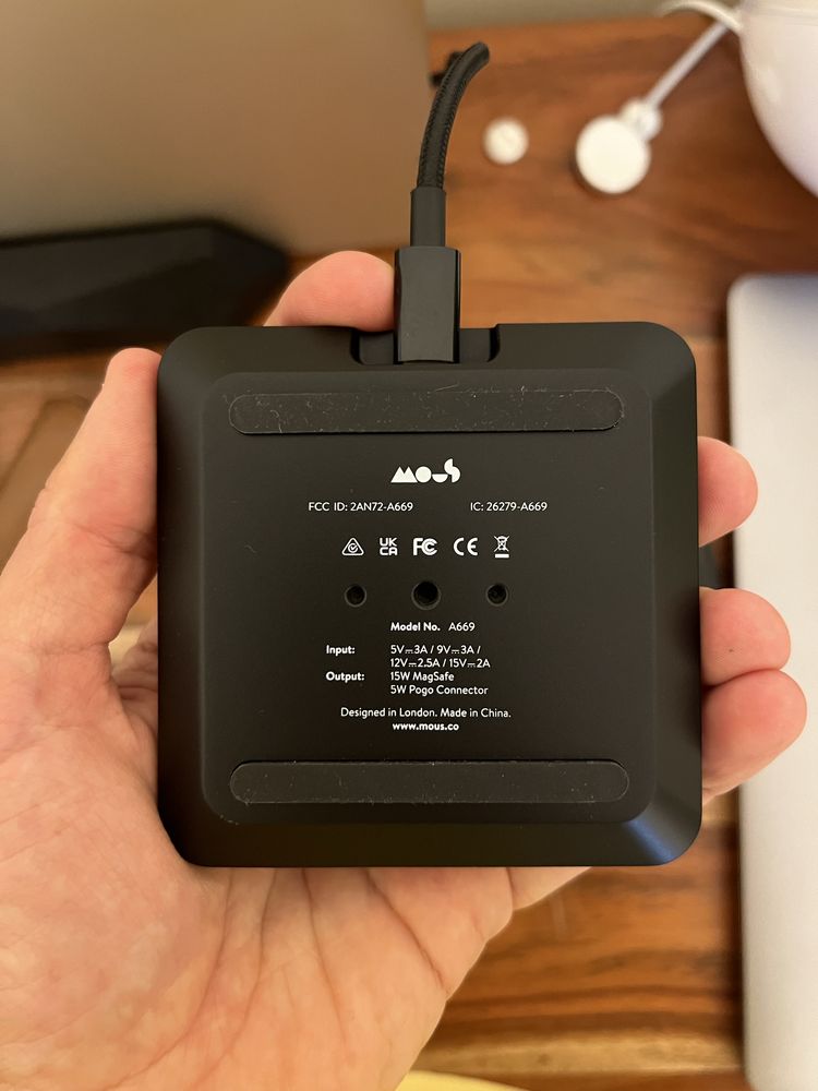 Mous 2 in 1 Magsafe for iPhone, Apple Watch, AirPods