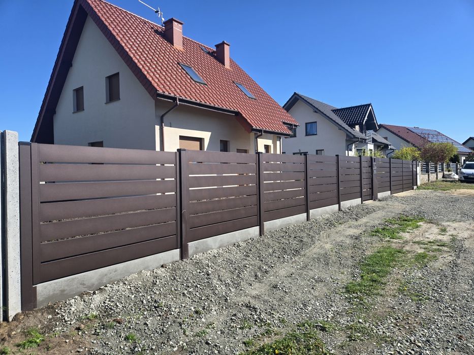 Ogrodzenie Nowoczesne - Palisadowe - Panelowe