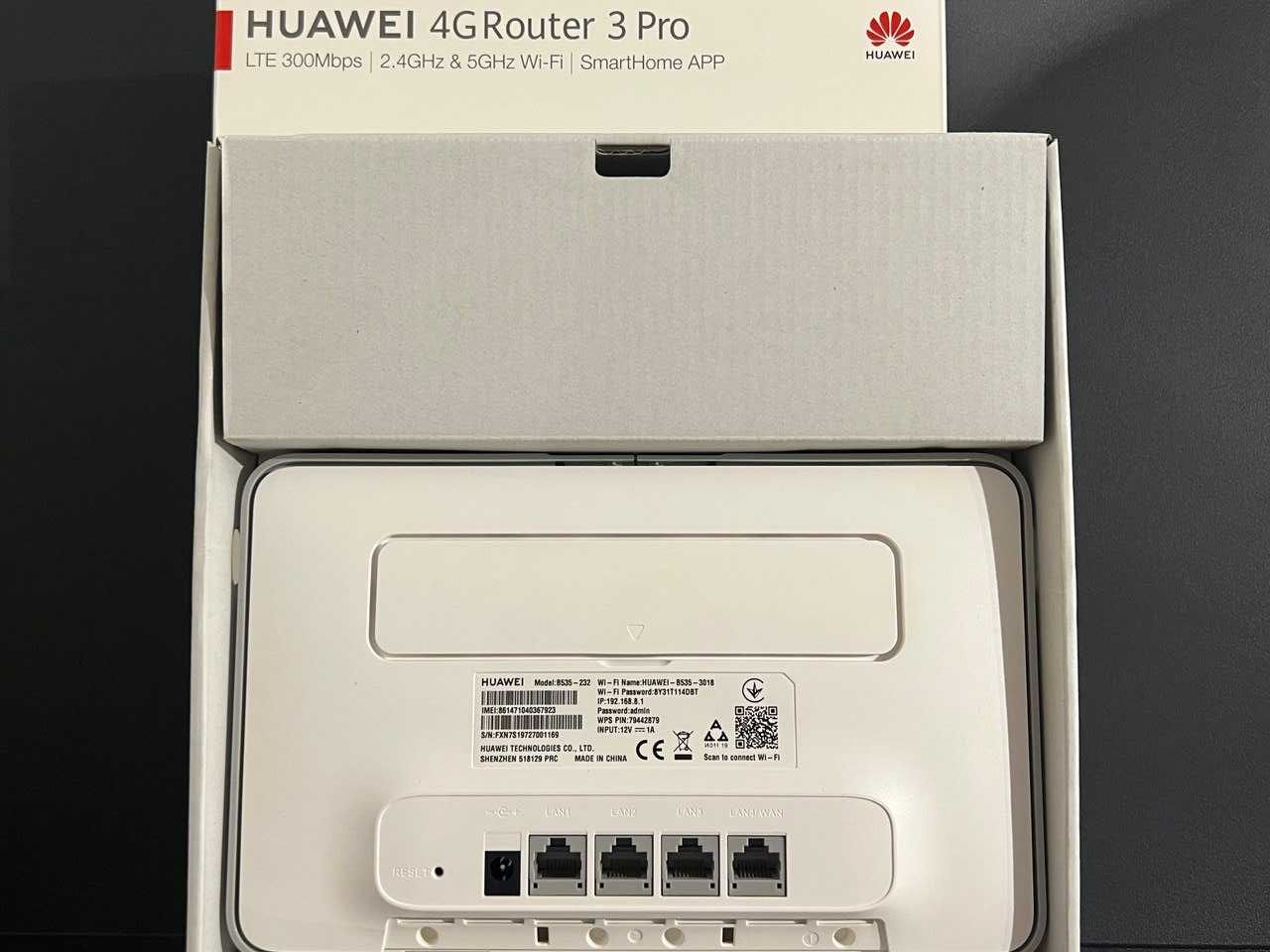 4G WI-FI роутер Huawei B535 4G 3 Pro CAT 7