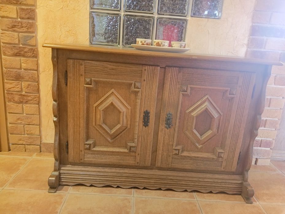 Komoda dębowa mniejsza