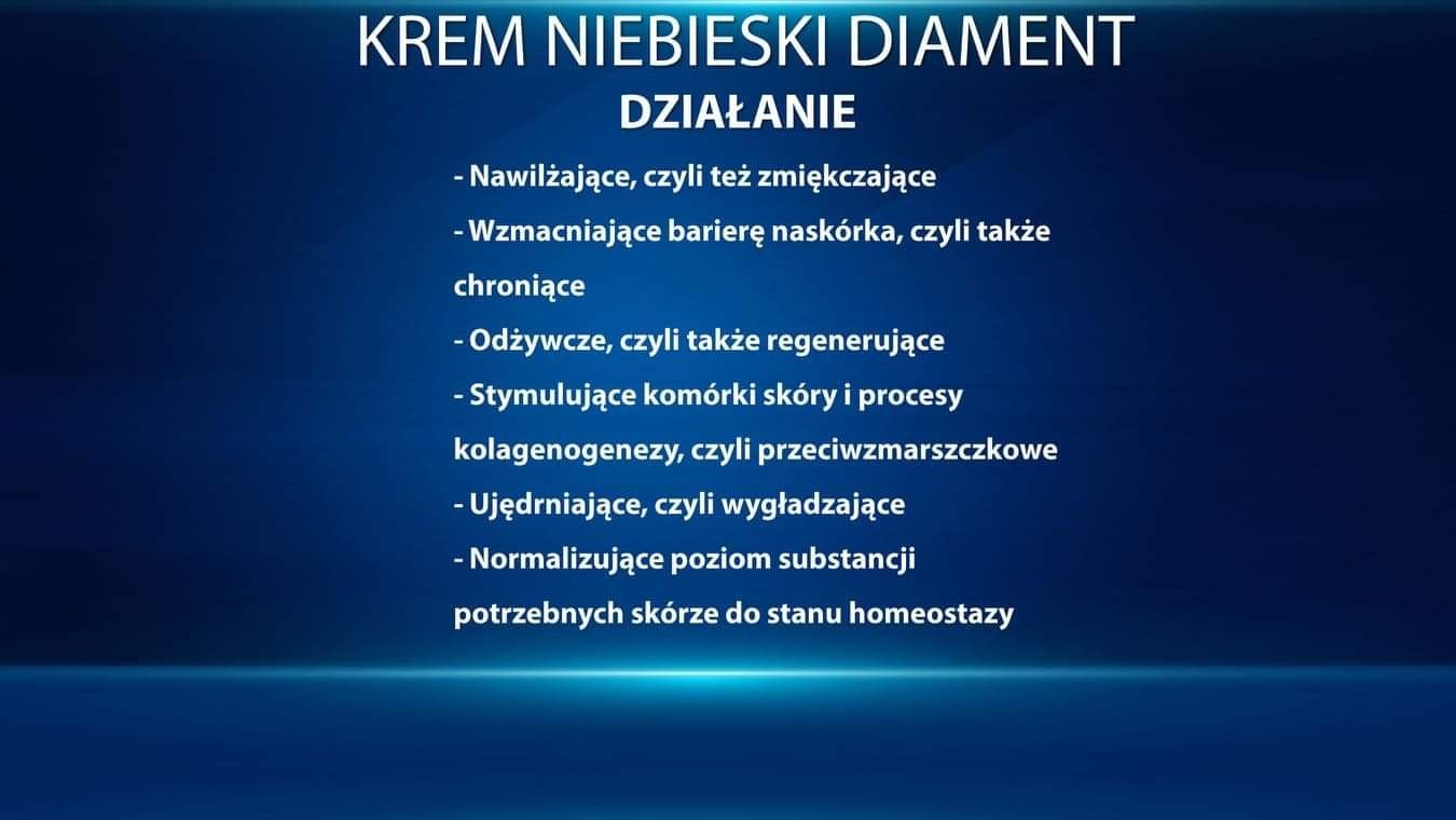 Krem Niebieski Diament Blue Diamond Colway - Zapytaj o rabat!