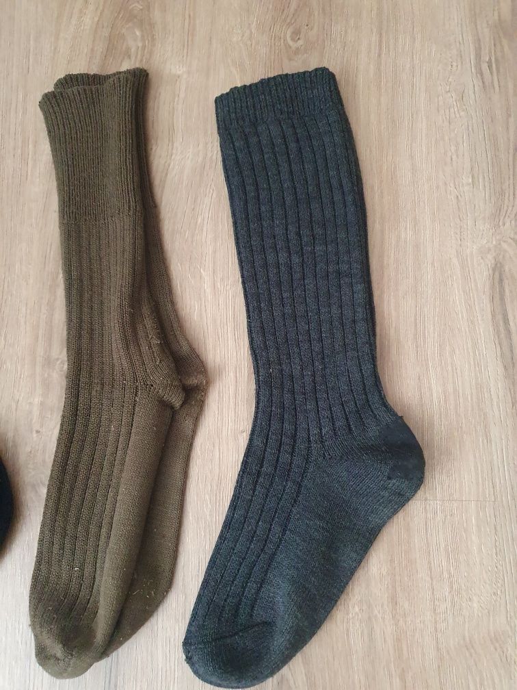 Skarpety na zimę dla babci wysokie grube 38 -41
