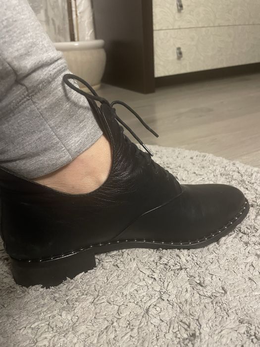 Туфли утепленные, демисезонные