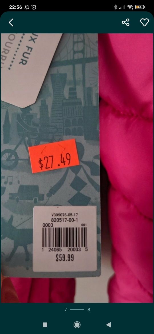 Nowa kurtka zimowa Old Navy 10-12 lat 146/152 ocieplana pikowana