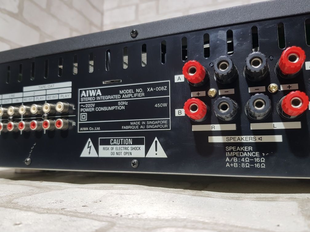 Стерео підсилювач/усилитель AIWA XA-008Z, 2x105 Вт б/у з Німеччини +1к