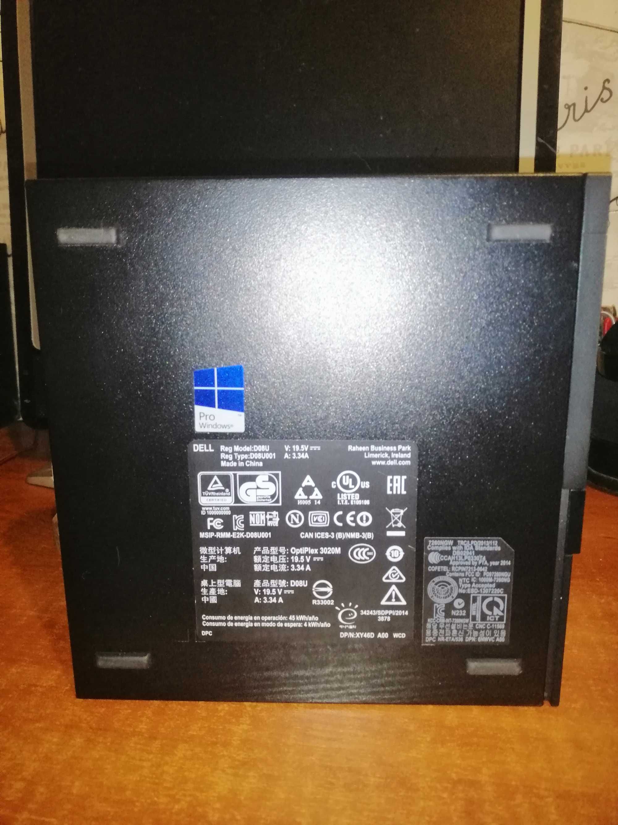 Компьютер Dell OptiPlex 3020m Core i5 4590T, 8gb, Samsung 250gb +WiFi