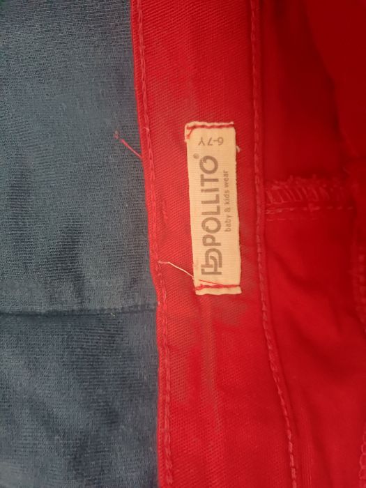 Spodnie spodenki jeansy 122 chłopięce zestaw spodni