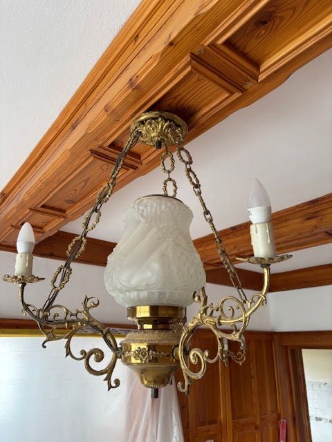 Lampa do salonu/piękna mosiężna