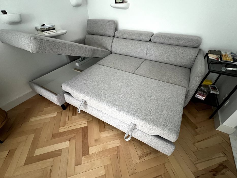 Narożnik z funkcją spania