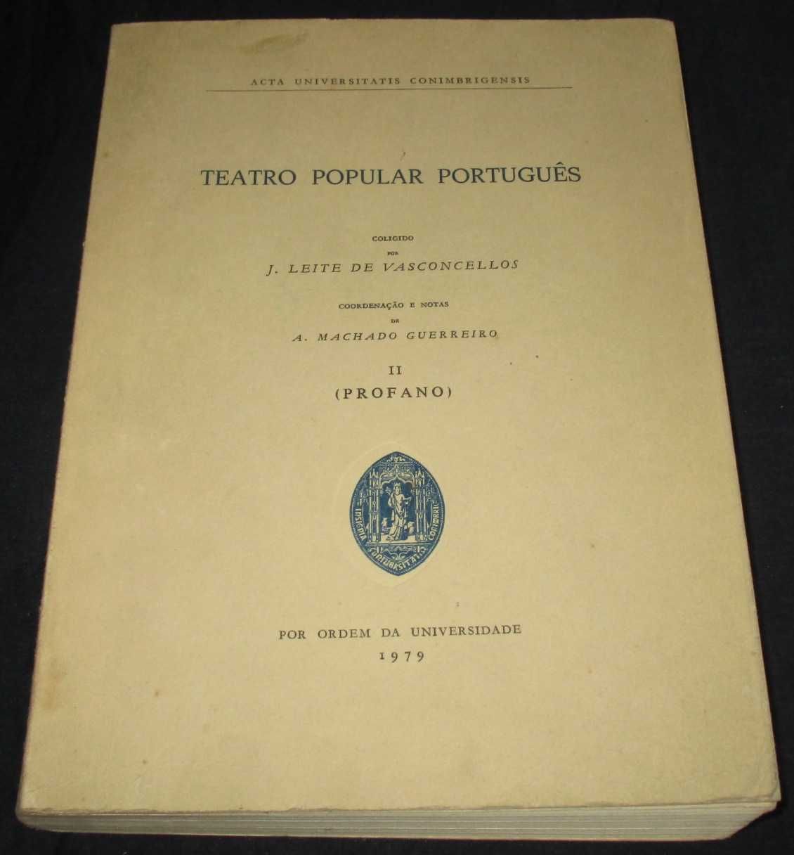 Livro Teatro Popular Português II Profano 1978