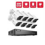 KIT Vídeo Vigilância 8 Câmaras * 3MP * Controlo Remoto * CABO *APP