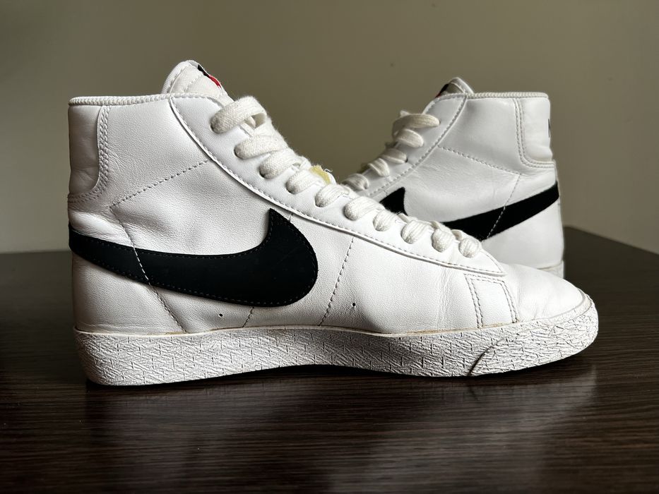 Кеди Nike Blazer Mid GS 'White Black' CZ7531-100 Розмір 38.5 на 24 см