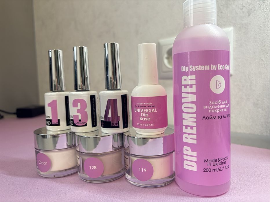Dip system by Eco Grit набір для безпечного манікюру