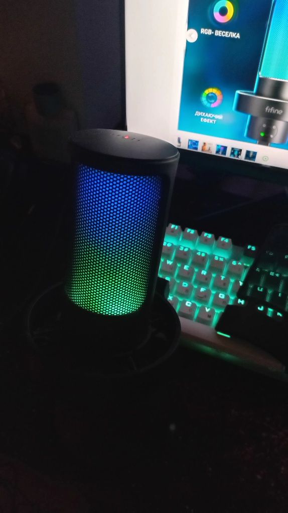 Fifine Am8 Plus RGB мікрофон
