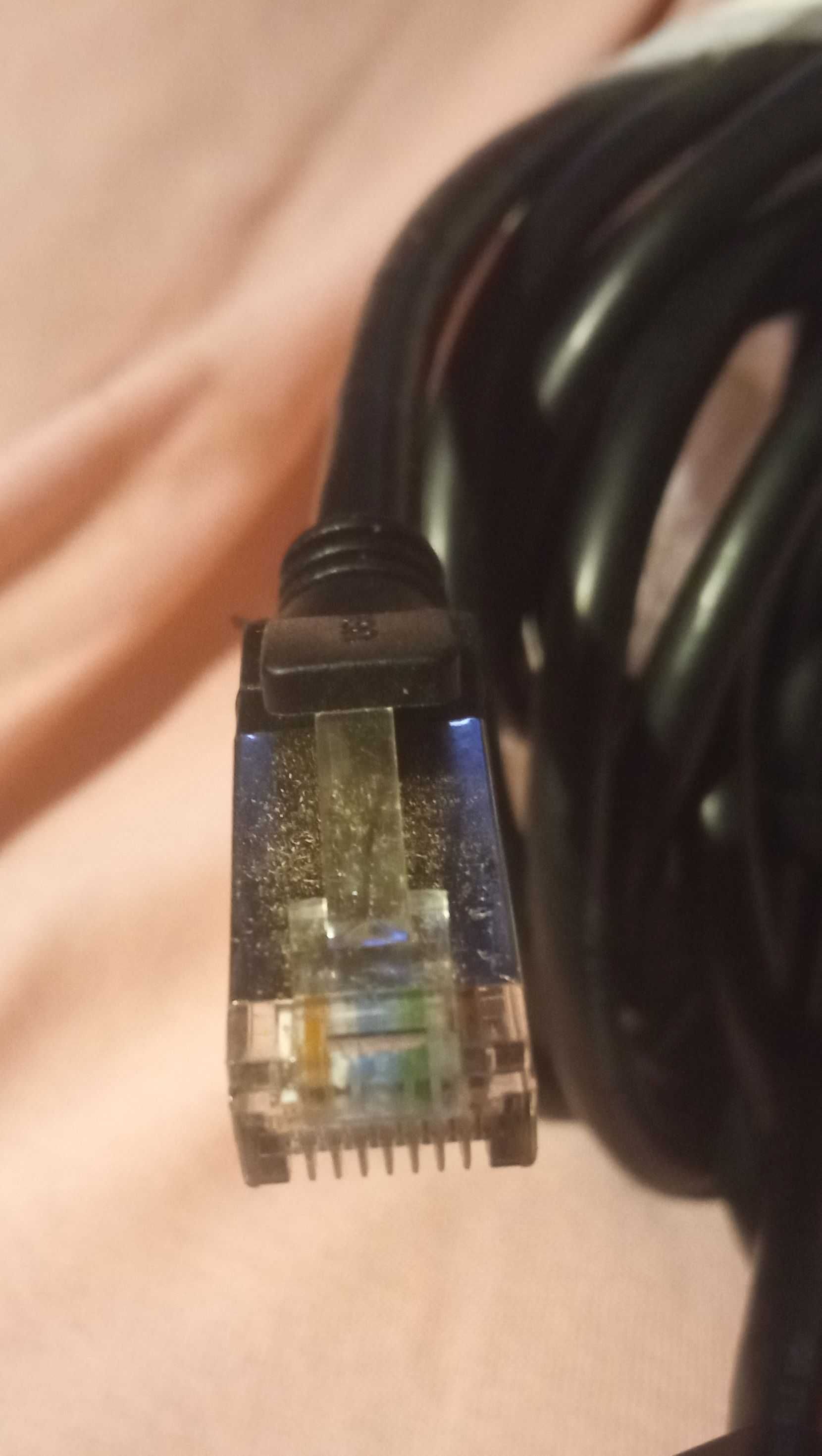 Przedłużacz Kabel Sieciowy LAN ETHERNET RJ45 UTP Przewód 5 metrów