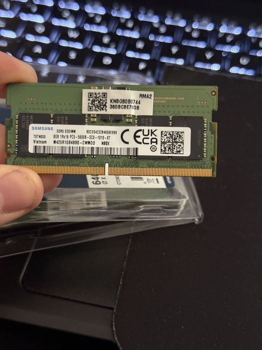 MEMORIA RAM SODIMM DDR5 2x8GB