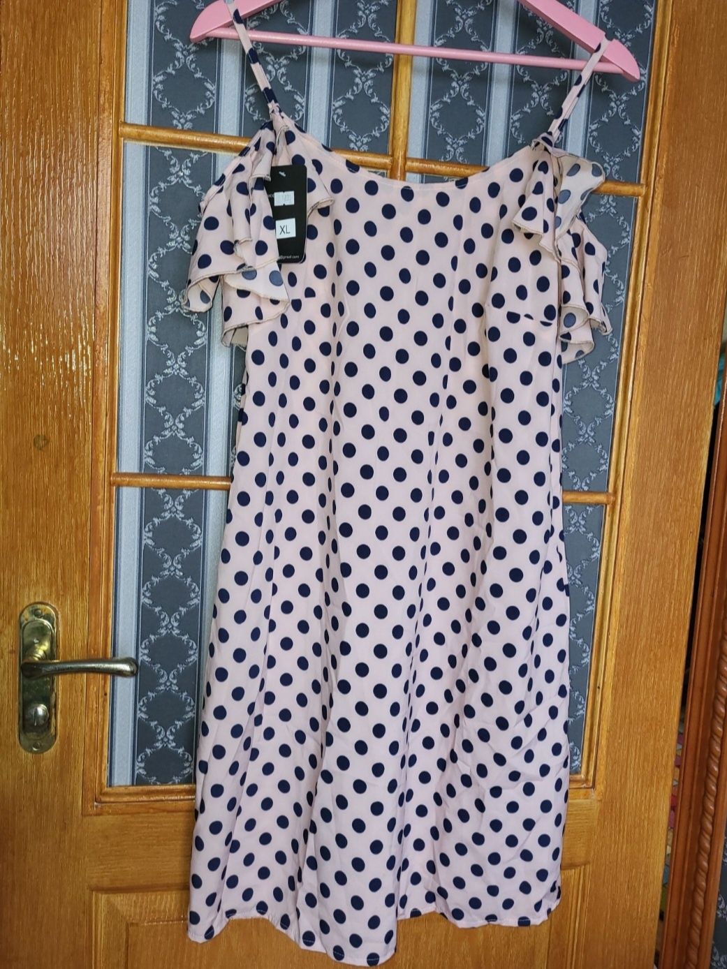 Платье сарафан  XL с двойным воланом